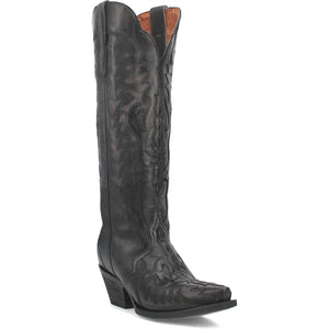 Dan Post Women’s Hallie Black 15 Snip Toe Medium Cowboy Boot
