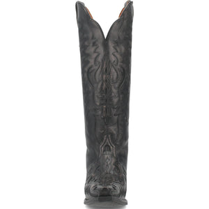 Dan Post Women’s Hallie Black 15 Snip Toe Medium Cowboy Boot