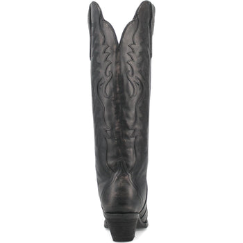 Dan Post Women’s Hallie Black 15 Snip Toe Medium Cowboy Boot - Image 5