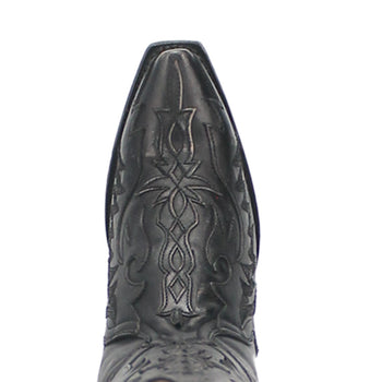 Dan Post Women’s Hallie Black 15 Snip Toe Medium Cowboy Boot - Image 6