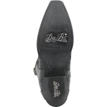 Dan Post Women’s Hallie Black 15 Snip Toe Medium Cowboy Boot - Image 2