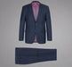 Renoir Clothing - Renoir Suit - Renoir Fashion - Super 140s Wool Two Button Classic Fit Navy Renoir Suit