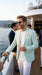 Men’s Green Seersucker Blazer, Lightweight Summer Wedding Business Casual Sport Coat Jacket