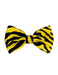 Men's Yellow and Black Zebra Pattern Design Bow Ties-Men's Neck Ties - Mens Dress Tie - Trendy Mens Ties