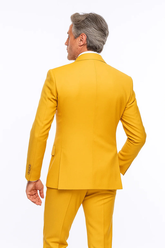  Yellow Double-Breasted Suit 