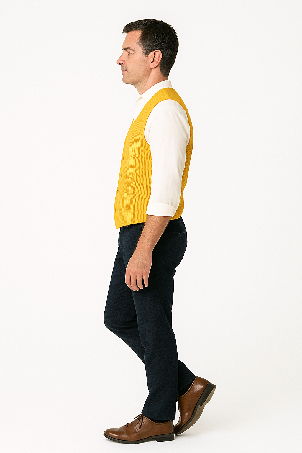 Men's Dark Navy Blue and White Stripe ~ Pinstripe Seersucker Sear sucker suit Vest Set - Image 22