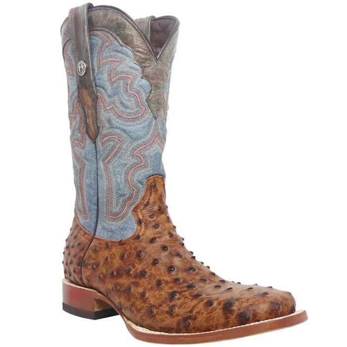 Zapato Botín Piel Avestruz - Mens Ostrich Boot in 3 Colors