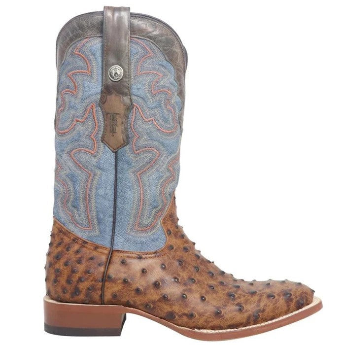 Zapato Botín Piel Avestruz - Mens Ostrich Boot in 3 Colors