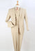 Apollo King Designer Brand Mens Two Button Classic Fit Vested Suit in Tan