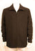 Men's Dress Coat Zipper Collar Jacket Charcoal