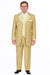 Luxury Beige Pinstripe 3-Piece Suit – Italian Inspired Formalwear