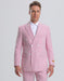 Mens Double Breasted Gangster Pinstripe - Chalk Big Pinstripe Suit in 3 Colors