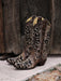 Corral Women's Black Glitter Inlay Crystal Snip Toe Cowboy Boots