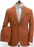 Rust Tweed Suit for Men