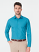Affordable Clearance Cheap Mens Dress Shirt Sale Online Trendy - Slim Fit - Teal Color Men's Dress Shirt
