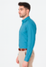 Affordable Clearance Cheap Mens Dress Shirt Sale Online Trendy - Slim Fit - Teal Color Men's Dress Shirt