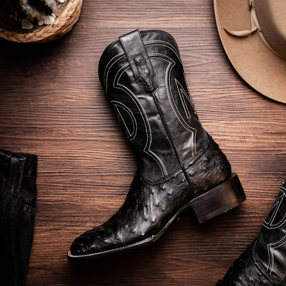 Marco Di Milano Alabama Black Leather Luxury Shoe