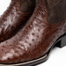 Marco Di Milano Alabama Kango Tabac Ostrich Quill Square Toe Cowboy Boots