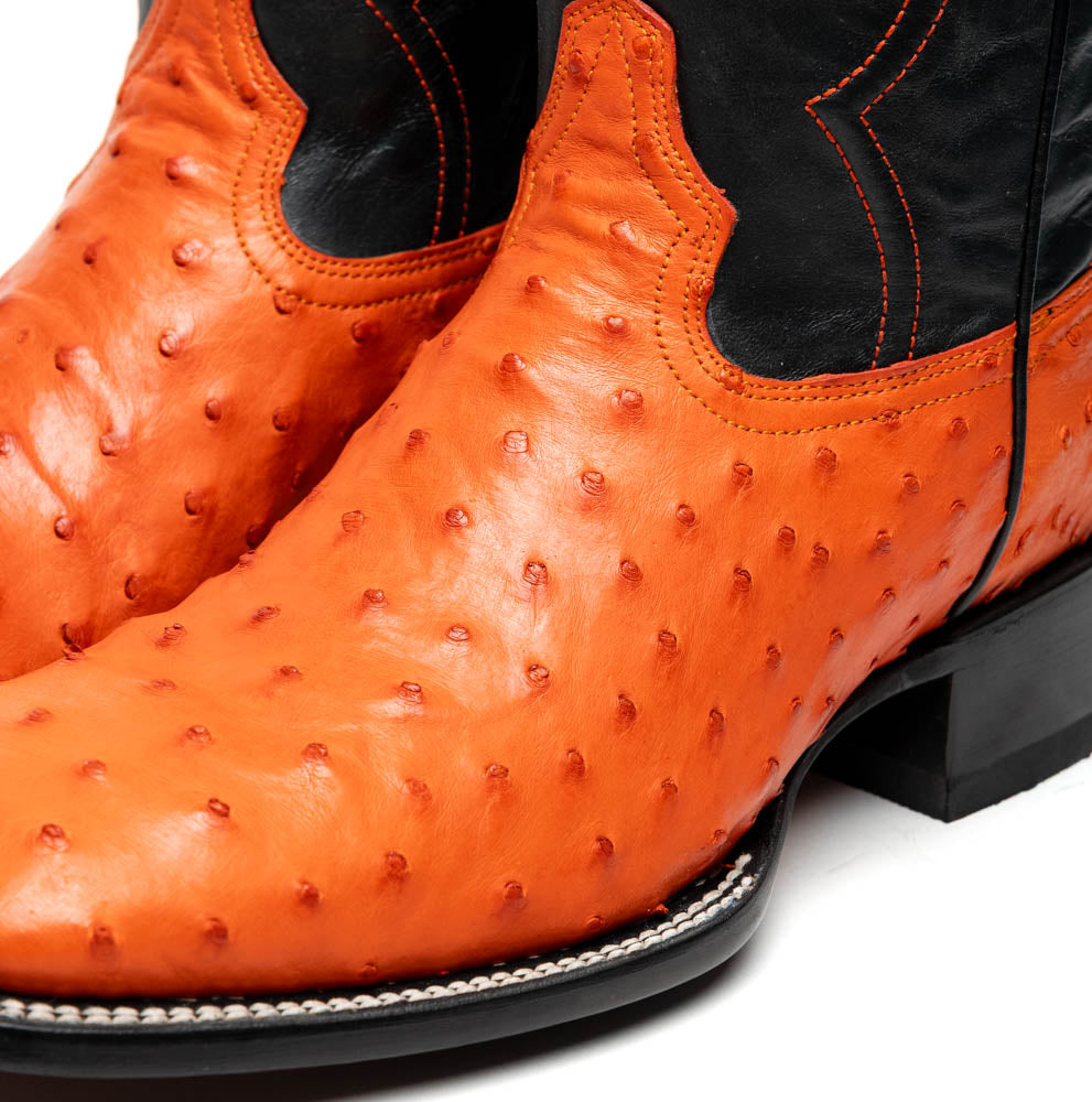 Marco Di Milano "Alabama" Orange Leather Loafers