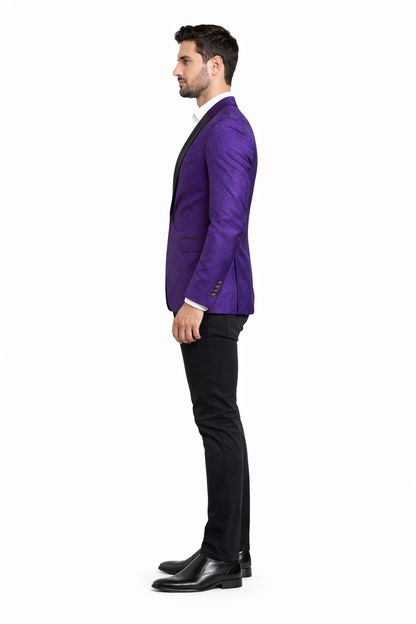 Alberto Nardoni Brand Men'S Cheap Priced Designer Fashion Dress Casual Blazer On Sale Paisley Purple Blazer ~ Sport Coat Jacket(Wholesale) - Image 7