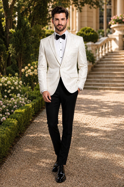 Alberto Nardoni Brand Men's Cheap Priced Designer Fashion Dress Casual Blazer On Sale Cream ~ ivory ~ Off White Blazer Dinner Jacket Tuxedo Looking! Sport coat