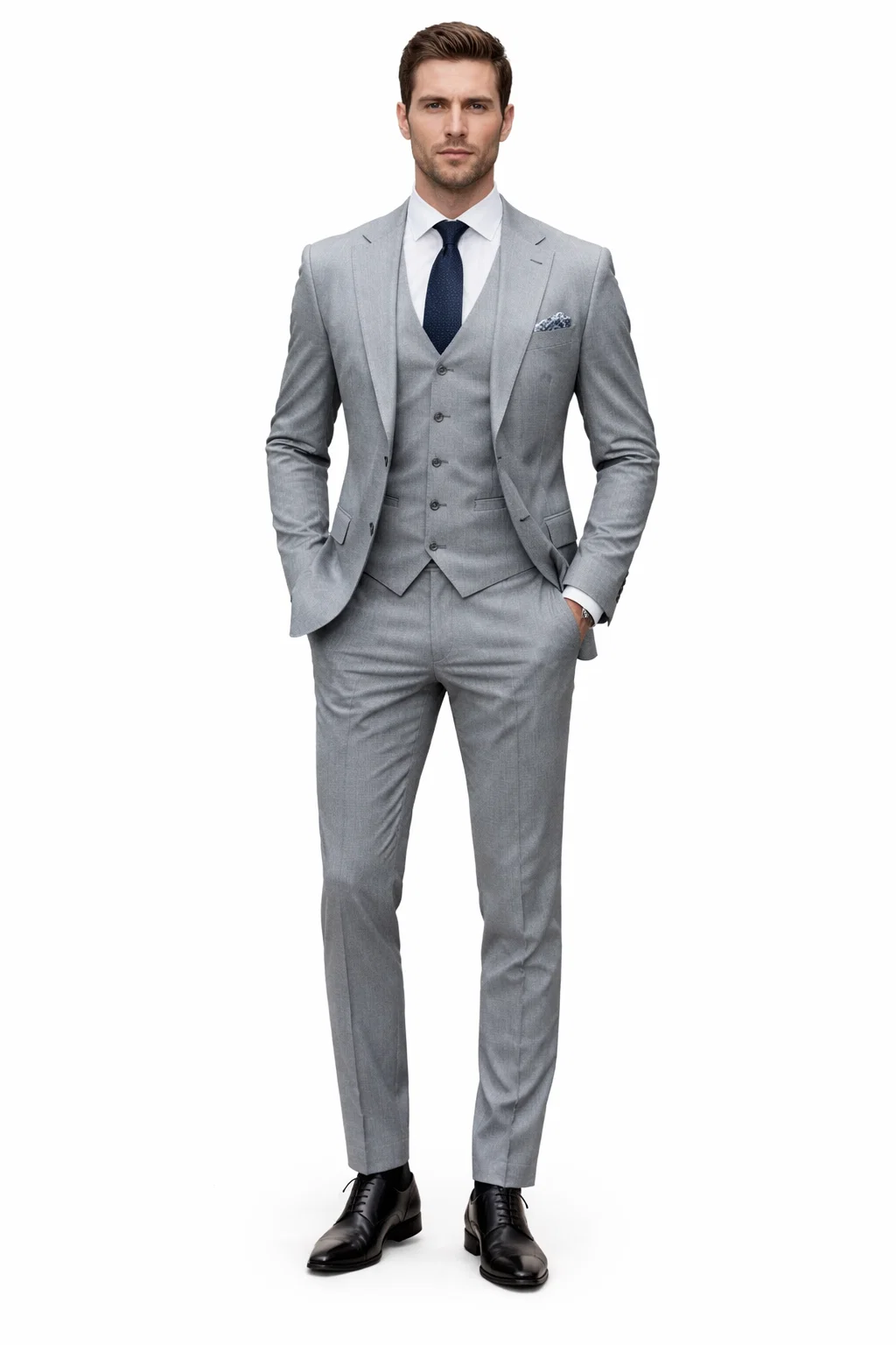 Alberto Narodni Summer Wedding Linen Vest & Pants Vested 3 Piece Suit 2 button Suit Light - Mens Linen Suit