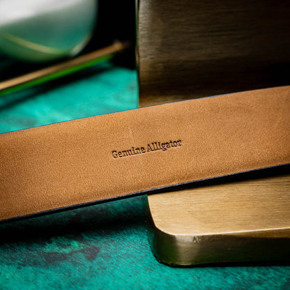 Marco Di Milano Emilio Belt - Antique Green Leather Loafer