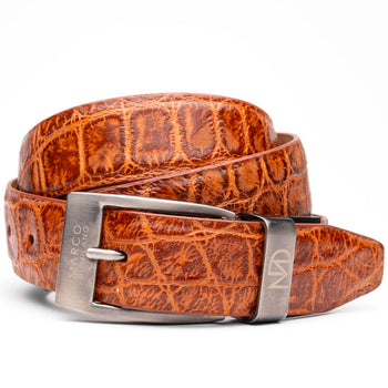 Marco Di Milano Emilio Belt - Antique Honey Leather Loafer