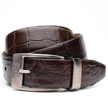 Marco Di Milano Emilio Belt - Brown Leather Dress Shoe