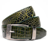 Marco Di Milano Emilio Belt - Antique Green Leather Loafer