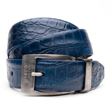 Marco Di Milano Emilio Belt - Navy Leather Loafer