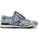 Marco Di Milano Alonzo Newspaper Genuine Caiman Crocodile Casual Sneakers