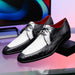 Marco Di Milano Andretti: Luxury White & Black Leather Loafers