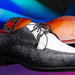 Marco Di Milano Andretti: Luxury White & Black Leather Loafers