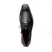 Marco Di Milano Andretti Black Ostrich Leg Shoes