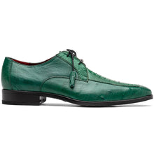 Marco Di Milano Andretti Green Lemon Ostrich Leg Dress Shoes