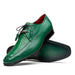 Marco Di Milano Andretti Green Lemon Ostrich Leg Dress Shoes