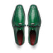 Marco Di Milano Andretti Green Lemon Ostrich Leg Shoes