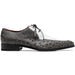 Marco Di Milano Andretti White / Grey Ostrich Leg Shoes
