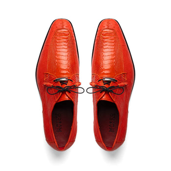 Marco_Di_Milano Andretti Orange Leather Shoe