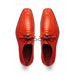 Marco Di Milano Andretti Orange Ostrich Leg Shoes