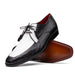 Marco Di Milano Andretti Black/White Ostrich Leg Shoes