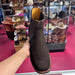 Brown Python Print Short Cowboy Boots by Hooch Boots