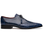 Marco Di Milano Anzio Blue Jeans Alligator & Calfskin Derby