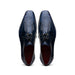 Marco Di Milano Anzio Blue Jeans Alligator & Calfskin Derby