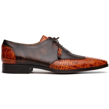 Marco Di Milano Anzio Rustic Brandy Leather Shoe