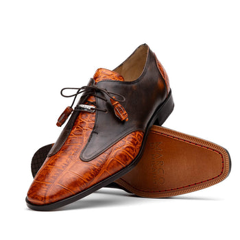 Marco Di Milano Anzio Rustic Brandy Leather Shoe
