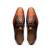 Marco Di Milano Anzio Brandy Alligator & Calfskin Derby