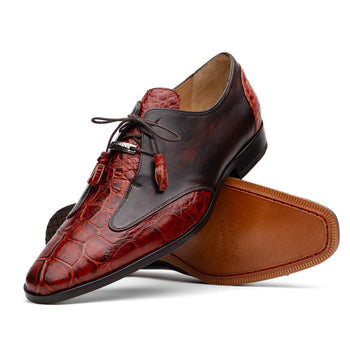Marco Di Milano Anzio: Rustic Cognac Leather Shoe