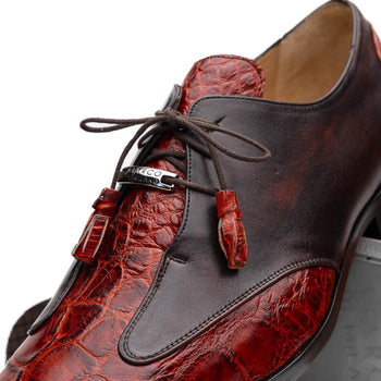 Marco Di Milano Anzio: Rustic Cognac Leather Shoe